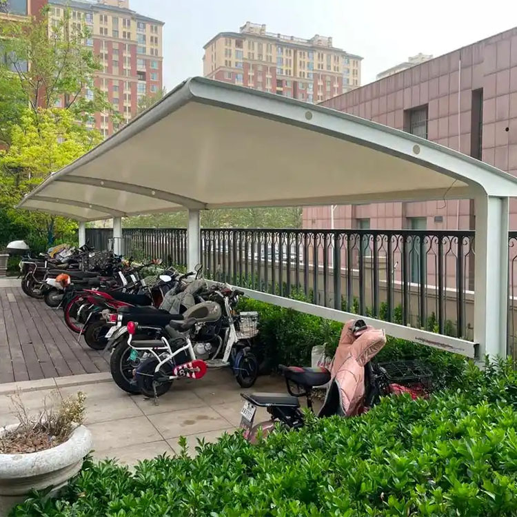 疏附县膜结构电动车棚